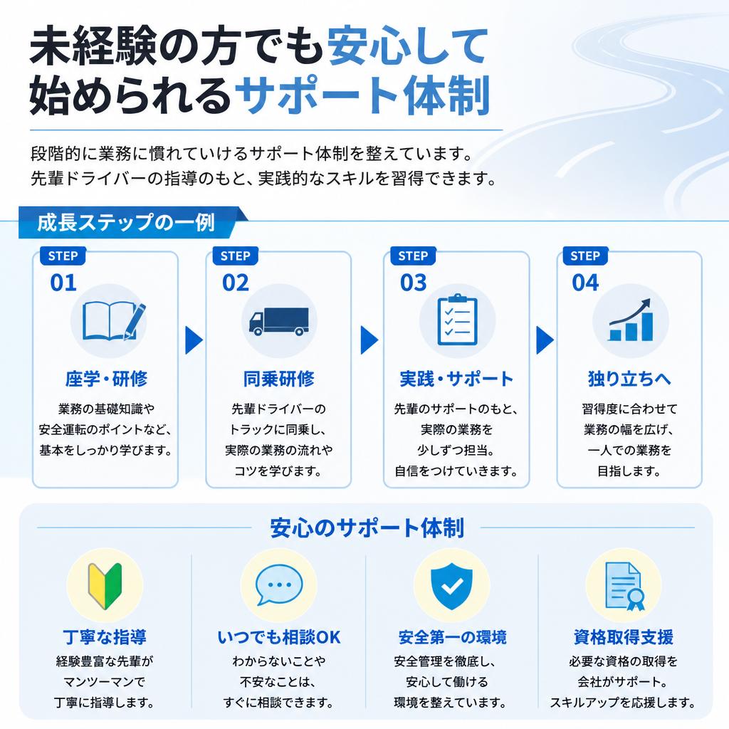 充実した教育制度でスキルアップ