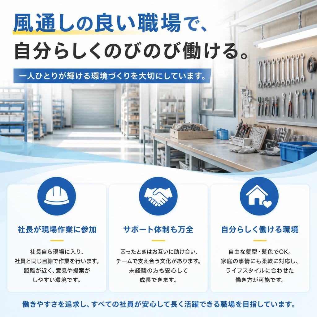 働きやすさの追求